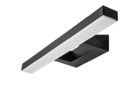 SG LED Badkamer- / wandlamp VIEW 15W 3000K 970 lumen IP44 zwart dimbaar ook als kastlamp toepasbaar
