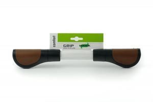 Widek handvat city comfort zwart/bruin - 120mm