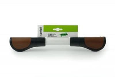 Widek handvat city comfort zwart/bruin - 120mm