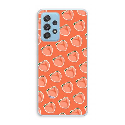 Just peachy: Samsung Galaxy A73 Transparant Hoesje