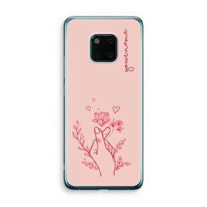 Giving Flowers: Huawei Mate 20 Pro Transparant Hoesje