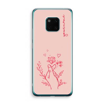 Giving Flowers: Huawei Mate 20 Pro Transparant Hoesje