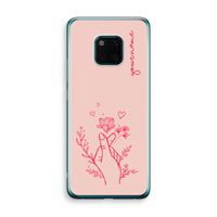 Giving Flowers: Huawei Mate 20 Pro Transparant Hoesje