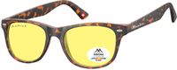 Zonnebril Montana turtle met Polarized geel glas