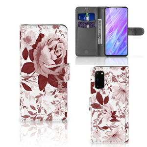 Hoesje Samsung Galaxy S20 Watercolor Flowers