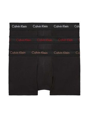 Calvin Klein - 3p Low Rise Trunk - Cotton Stretch -