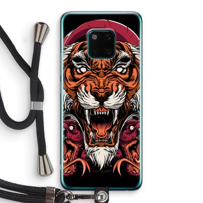 Tiger and Rattlesnakes: Huawei Mate 20 Pro Transparant Hoesje met koord