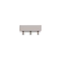 Spinder Design Dax Play 3 wandkapstok - silky taupe