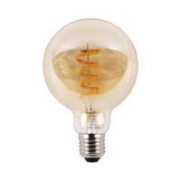 Tuya slimme led filament lamp goud - e27 fitting globe - dual white - thumbnail