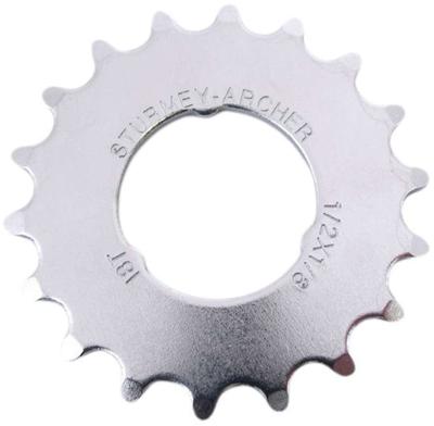 Tandwiel Sturmey Archer 18T - 1/8 Vlak model - Chroom