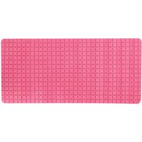 MSV Douche/bad anti-slip mat badkamer - rubber - fuchsia roze - 76 x 36 cm - Badmatjes - thumbnail