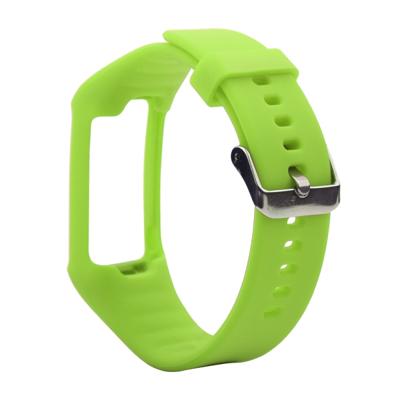 Siliconen sport polsband voor POLAR A360/A370 (groen)