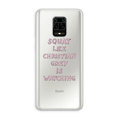 Christian Grey: Xiaomi Redmi Note 10 Lite Transparant Hoesje