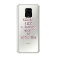 Christian Grey: Xiaomi Redmi Note 10 Lite Transparant Hoesje