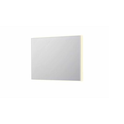 Spiegel INK SP32 100x4x80 cm Incl. Indirect LED-Verlichting Rondom en Spiegelverwarming Mat Wit