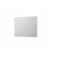Spiegel INK SP32 100x4x80 cm Incl. Indirect LED-Verlichting Rondom en Spiegelverwarming Mat Wit