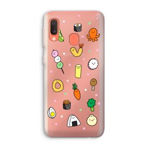 Happy bento friends: Samsung Galaxy A20e Transparant Hoesje