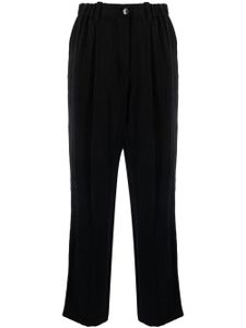 Kenzo pantalon en coton à coupe ample - Noir