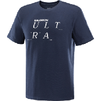 Salomon Ultra ss tee heren - ZWART - Heren