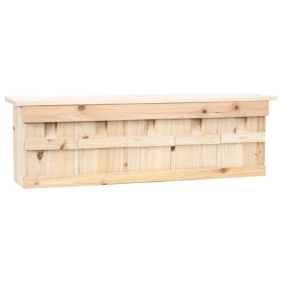 VidaXL Mussenhuis met 5 kamers 68x15x21 cm vurenhout