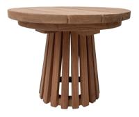 Livingfurn Ronde Bijzettafel 'Cindo' Teakhout, 50cm