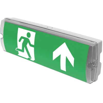 LED Noodverlichting - Pragmi Exto - Opbouw - 3 Watt - 150 Lumen - Helder/Koud Wit 6500K - Zelfdiagnose 1 uur - IP65 - Wit - Kunststof