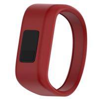 Siliconen sport polsband voor Garmin Vivofit JR maat: klein (rood)