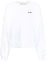 Off-White sweat à imprimé Caravaggio Arrow - Blanc