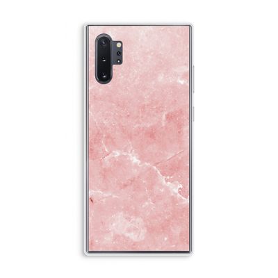 Roze marmer: Samsung Galaxy Note 10 Plus Transparant Hoesje