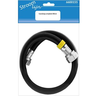 Stroomlijn Gasslang compleet 80 cm. - 6600155