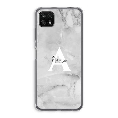 Ivory Marble: Samsung Galaxy A22 5G Transparant Hoesje