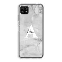 Ivory Marble: Samsung Galaxy A22 5G Transparant Hoesje
