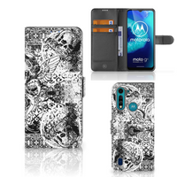 Telefoonhoesje met Naam Motorola G8 Power Lite Skulls Angel - thumbnail