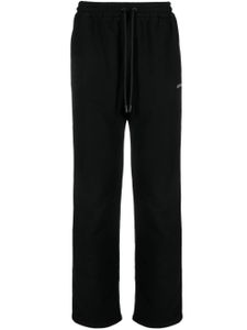 Off-White pantalon de jogging à rayures Diag - Noir