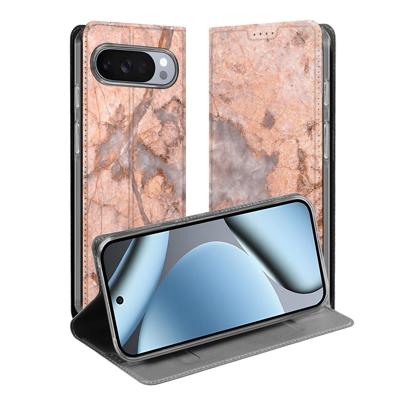 Book Cover Google Pixel 10 | Pixel 10 Pro Marmer Oranje