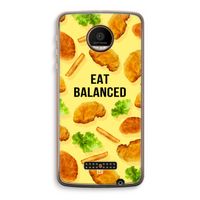 Eat Balanced: Motorola Moto Z Force Transparant Hoesje