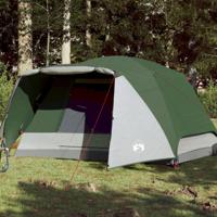 Tent 4-persoons 350x280x155 cm 190T taft groen - thumbnail