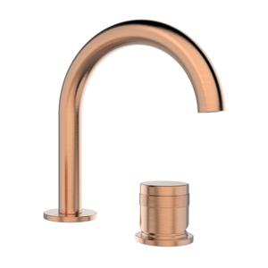 Blaufoss Pavilion Curve wastafelkraan Brushed Rosegold