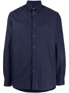 Paul Smith chemise en coton à manches longues - Bleu