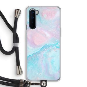 Fantasie pastel: OnePlus Nord Transparant Hoesje met koord