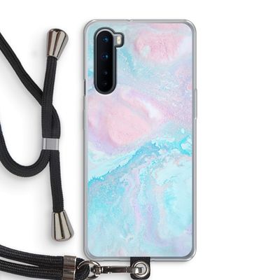 Fantasie pastel: OnePlus Nord Transparant Hoesje met koord