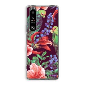 Papegaaien: Sony Xperia 1 III Transparant Hoesje