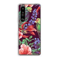 Papegaaien: Sony Xperia 1 III Transparant Hoesje
