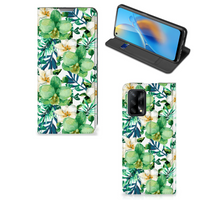 OPPO A74 4G Smart Cover Orchidee Groen