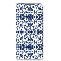 OPPO Reno8 Lite Smart Cover Flower Blue - thumbnail