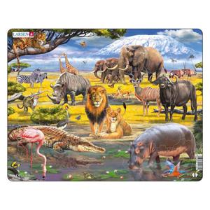 Selecta Larsen legpuzzel dieren - afrikaanse savanne, 43st.