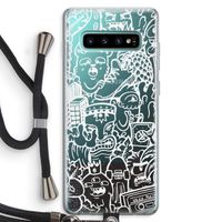 Vexx Mixtape #2: Samsung Galaxy S10 Plus Transparant Hoesje met koord