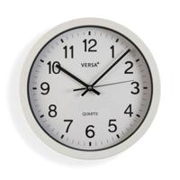 Muurklok Versa Wit Plastic Kwarts 4,3 x 30 x 30 cm