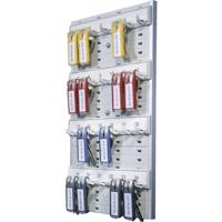 Durable Sleutelhouder KEY BOARD 24 - 1956 195610 Aantal haken 24 Zilver Durable Sleutelhouder KEY BOARD 24 - 1956 195610 Aantal haken 24 Zilver