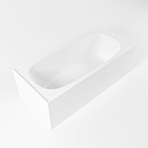 Vrijstaand bad Mondiaz Freeze | 180x85 cm | Solid surface | Ovaal | Talc